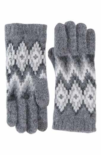 Tech Argyle Fair Isle Gloves