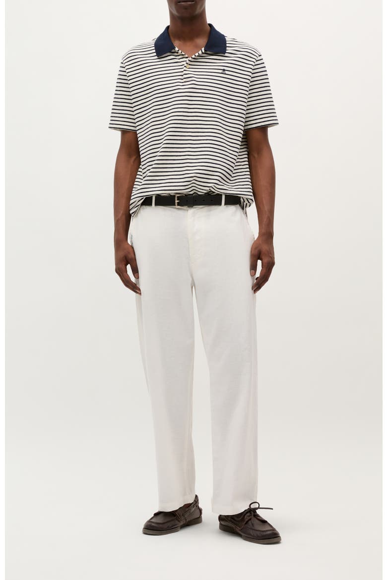 Summer Stripes Polo, Alternate, color, NAVY