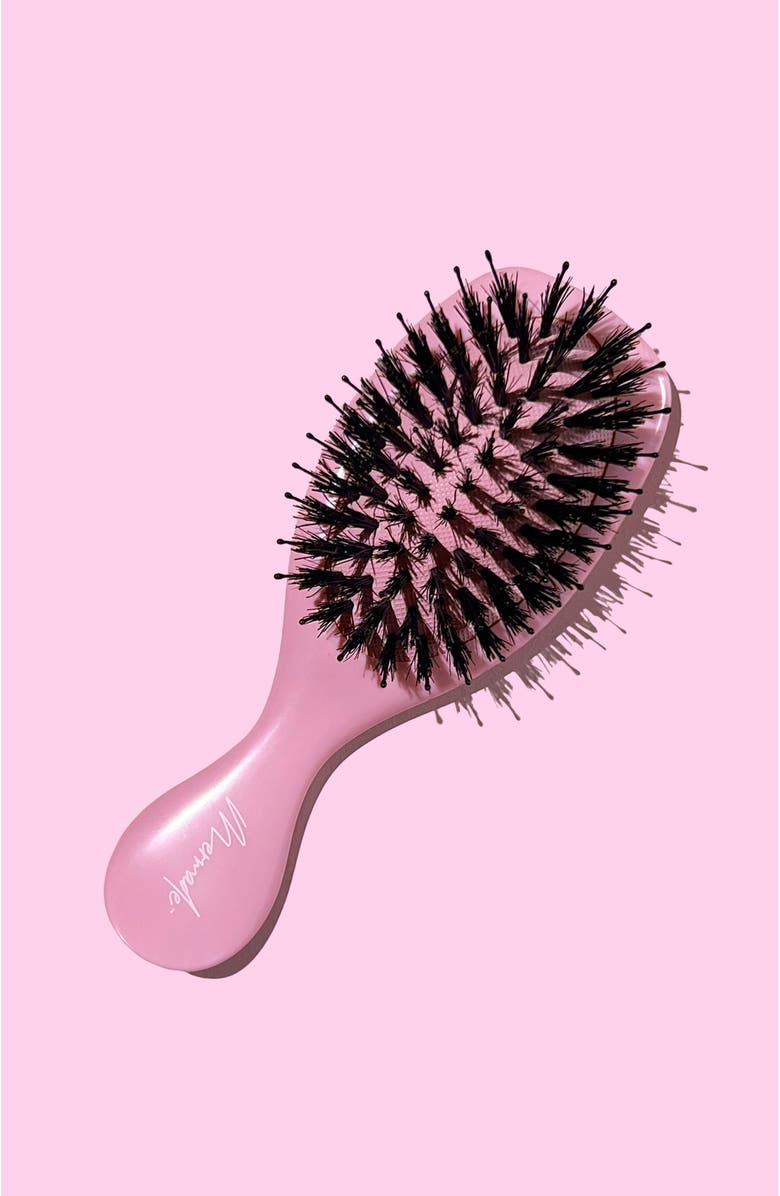 Mermade Hair Mini Brush, Alternate, color, Pink