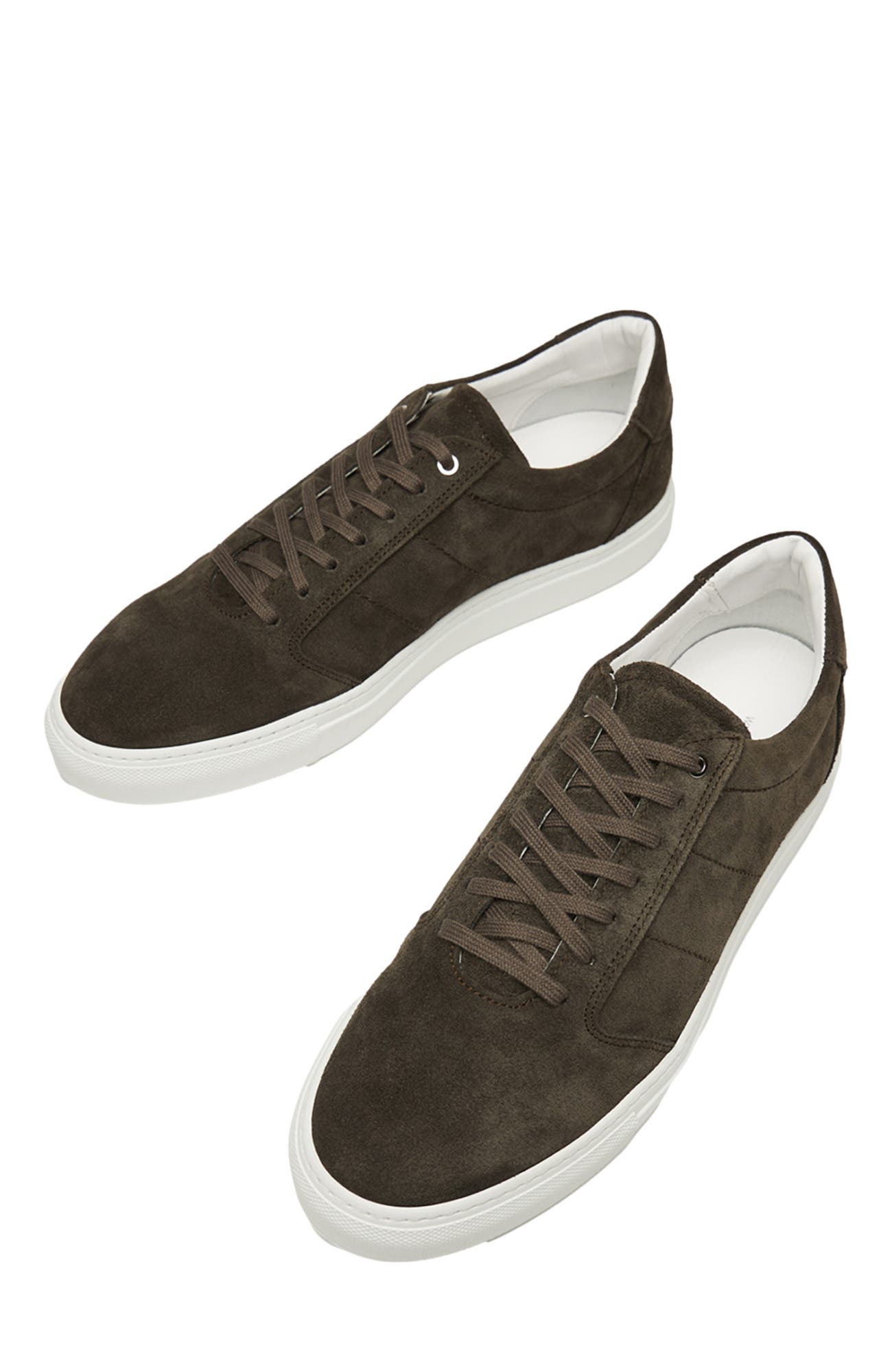 Want Les Essentiels Lennon 2.0 Suede Leather Low Sneaker, Alternate, color, Dark Brown