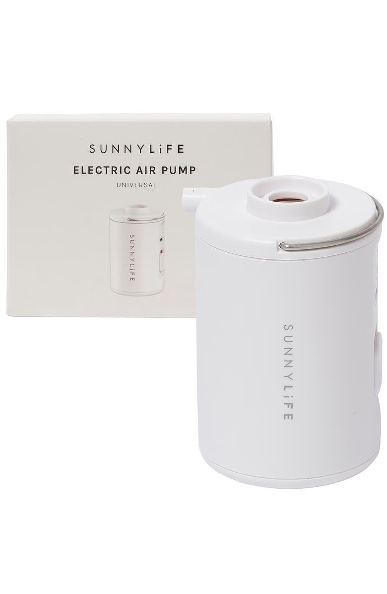 Sunnylife Electric Air Pumpwhiteusb Charging,Portable,Inflates Floats & Toys, Alternate, color, 