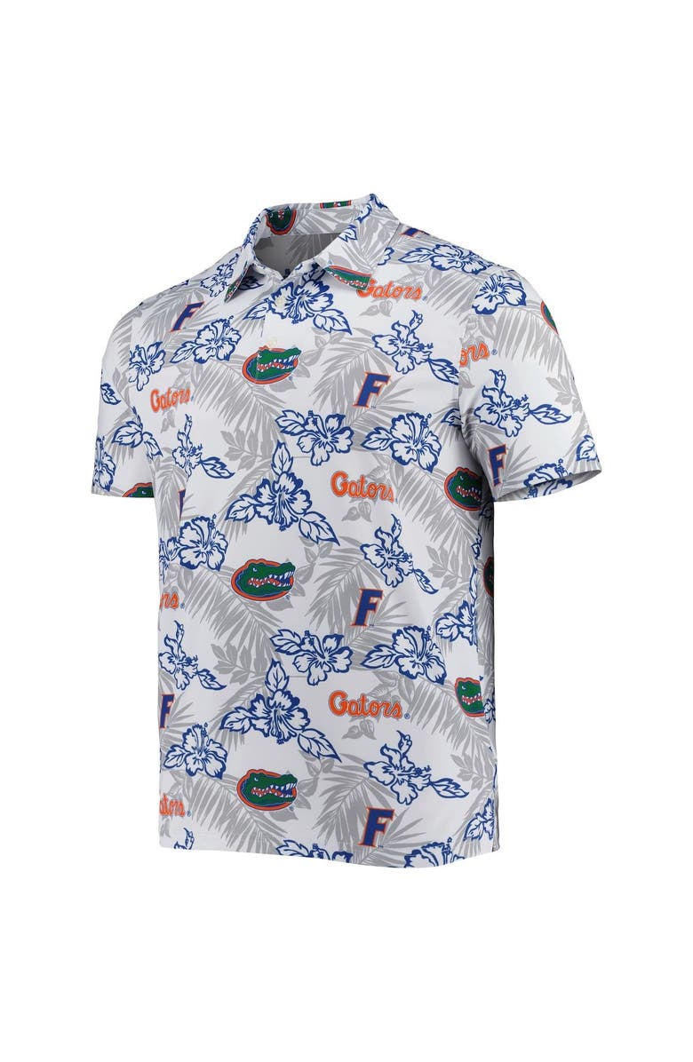 Reyn Spooner Men's Reyn Spooner White Florida Gators Performance Polo, Alternate, color, 