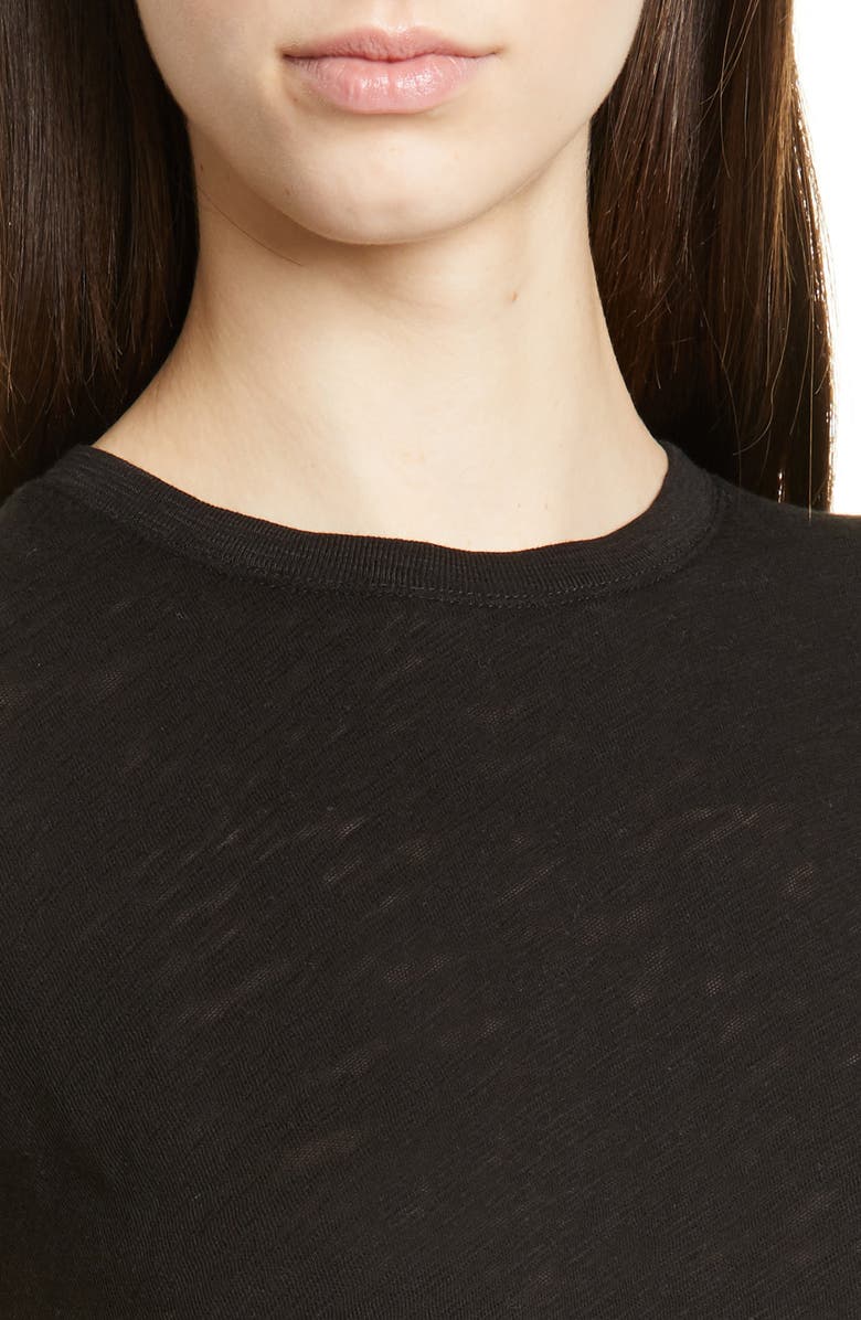 ATM Anthony Thomas Melillo Schoolboy Cotton Crewneck T-Shirt, Alternate, color, Black