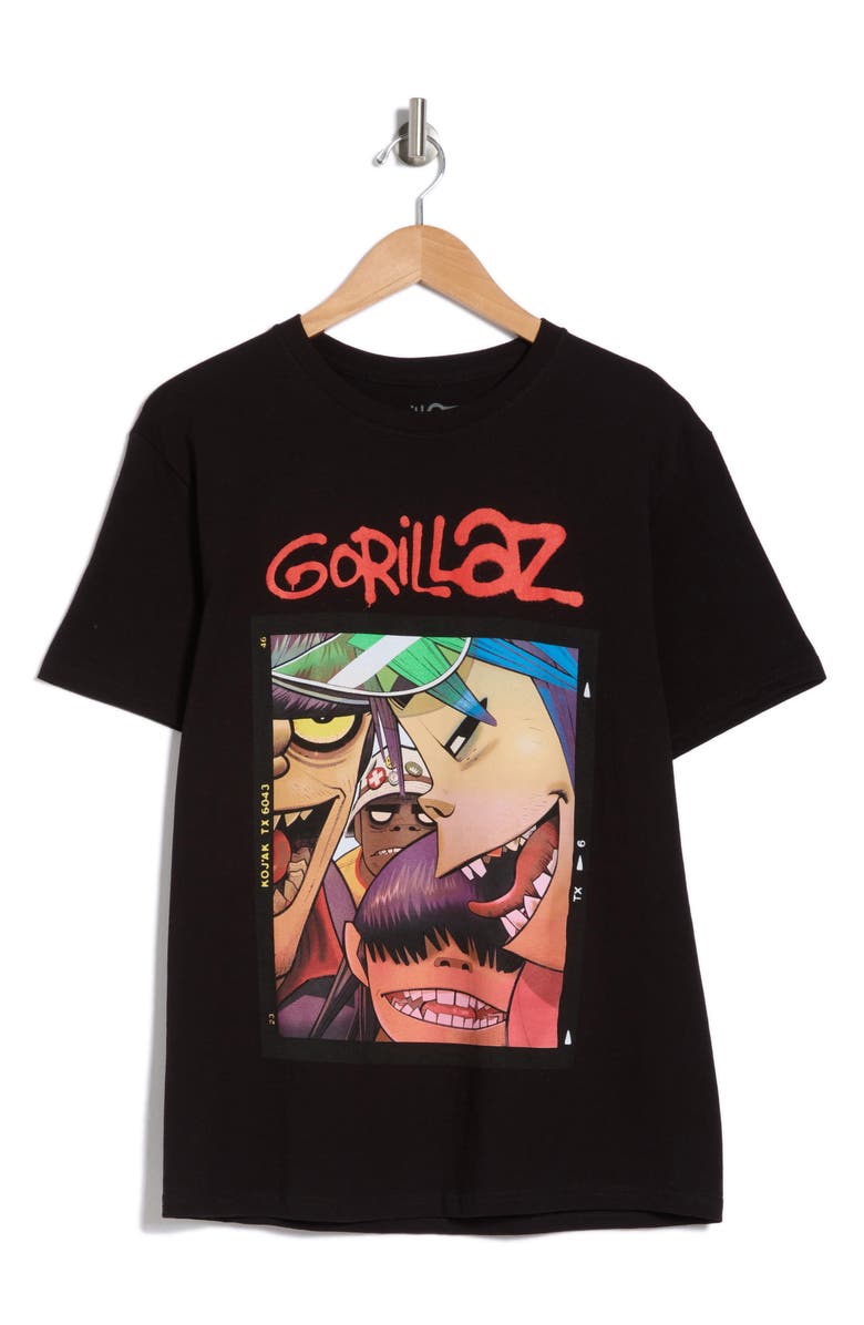 TRUST THE UNIVERSE Gorillaz Cotton Graphic T-Shirt, Alternate, color, 
