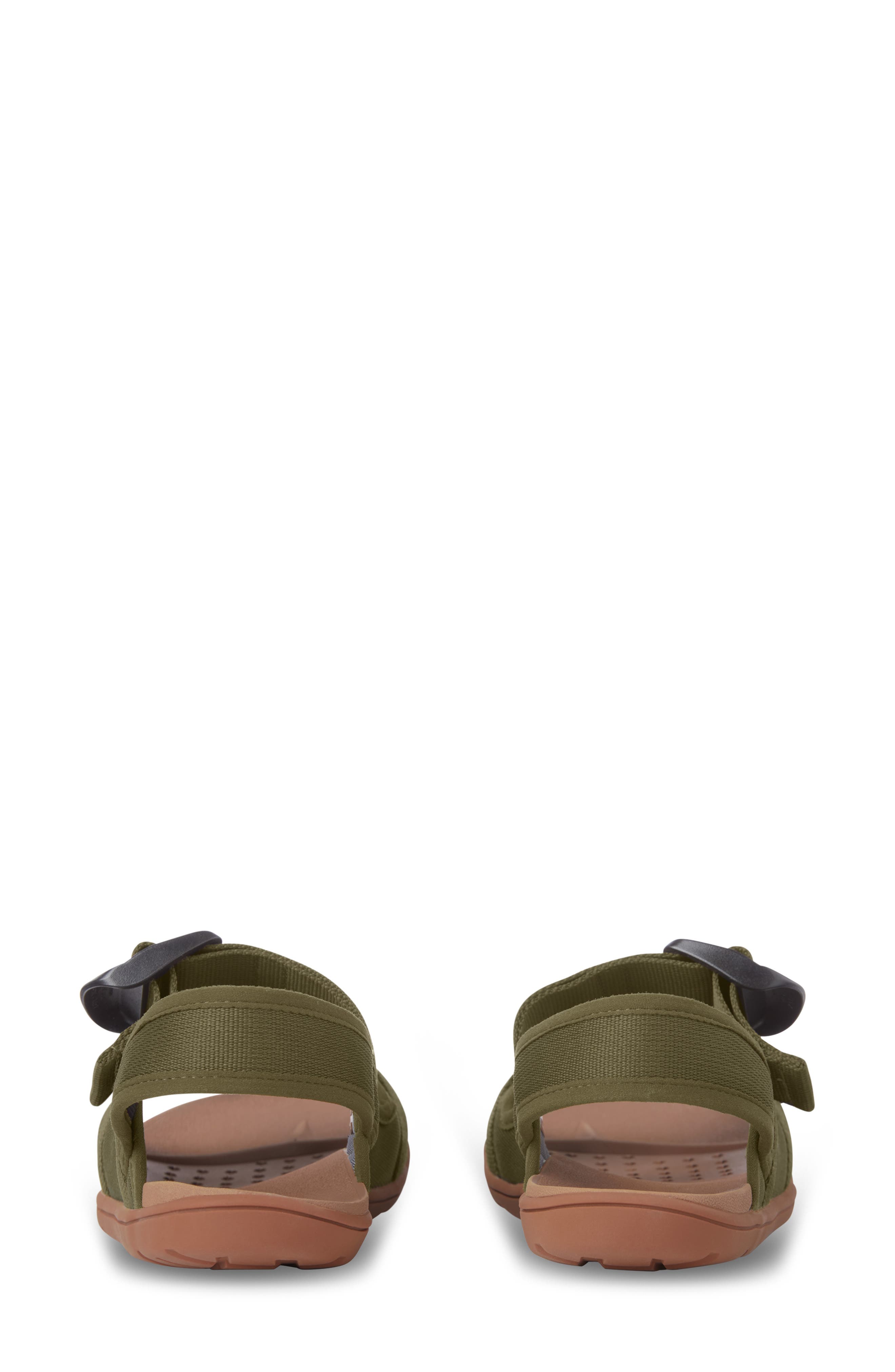 Webber Water Friendly Sandal, Alternate, color, OLIVE GREEN