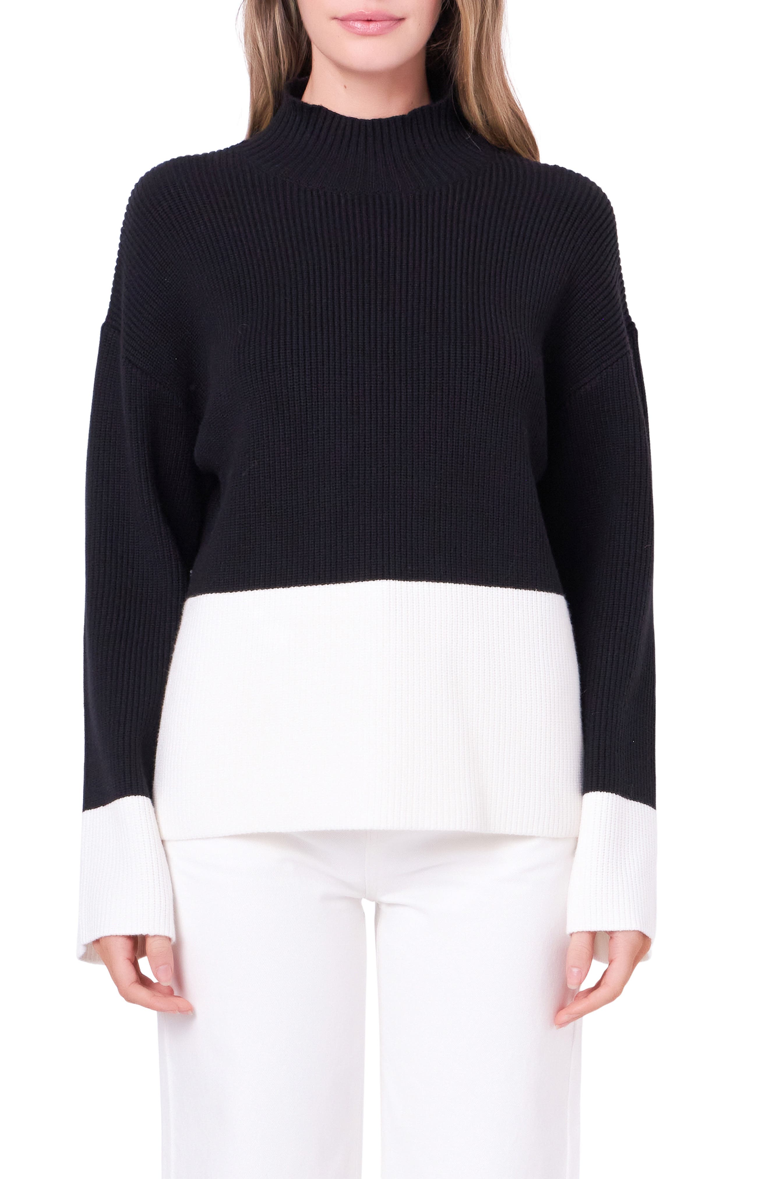 selected BLACK/ IVORY