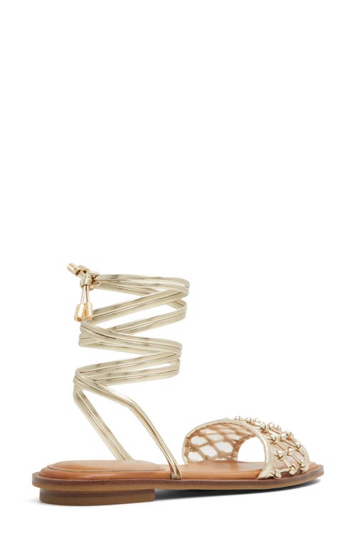 ALDO ALDO SEAZEN ANKLE WRAP SANDAL 