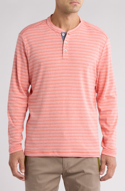 Shadow Bay Stripe Long Sleeve Henley