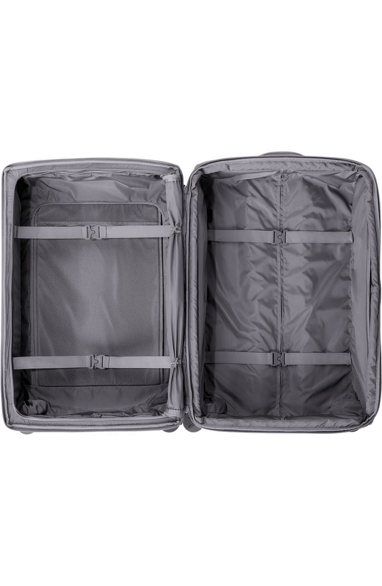 Dagne Dover Sydney Checked Rolling Luggage, Alternate, color, Ash Grey