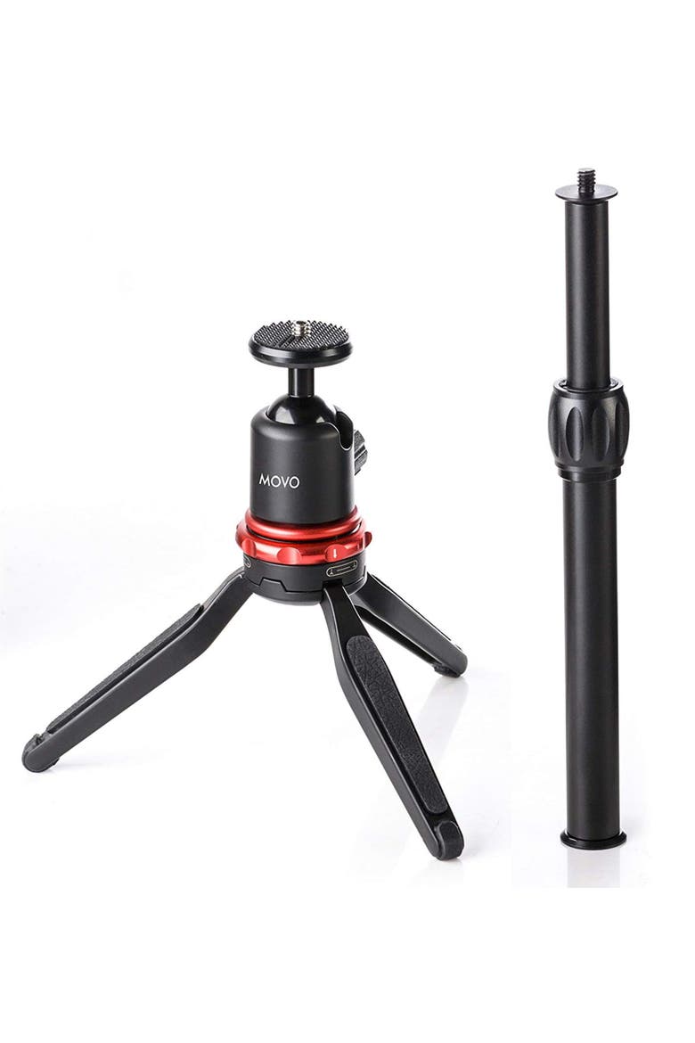 MV-T1 Universal Mini Camera Tripod with Extendable Pole, Main, color, Black