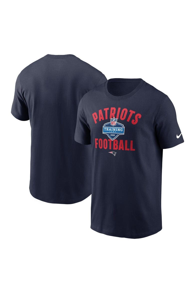 Men's Nike Navy New England Patriots 2022 Training Camp Athletic T-Shirt, Main, color, Navy