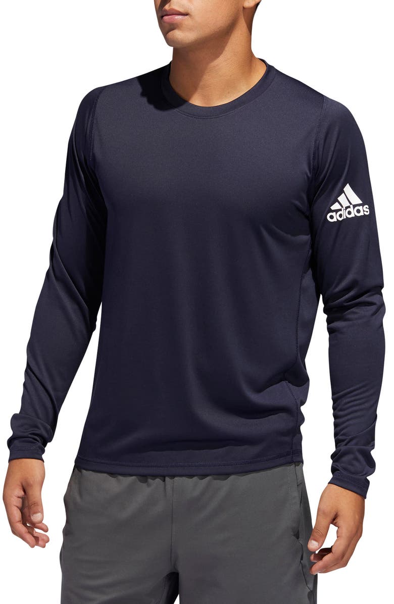 adidas FreeLift Sport Long Sleeve Performance T-Shirt, Main, color,