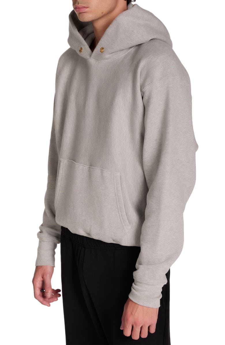 Les Tien HeavyWeight Cropped Hoodie, Alternate, color, Heather Grey