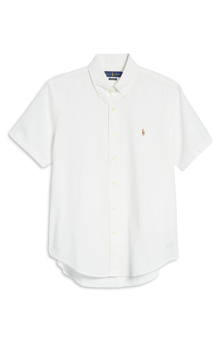 Polo Ralph Lauren Ralph Lauren Classic Fit Short Sleeve Button-Down Shirt, Alternate, color, 