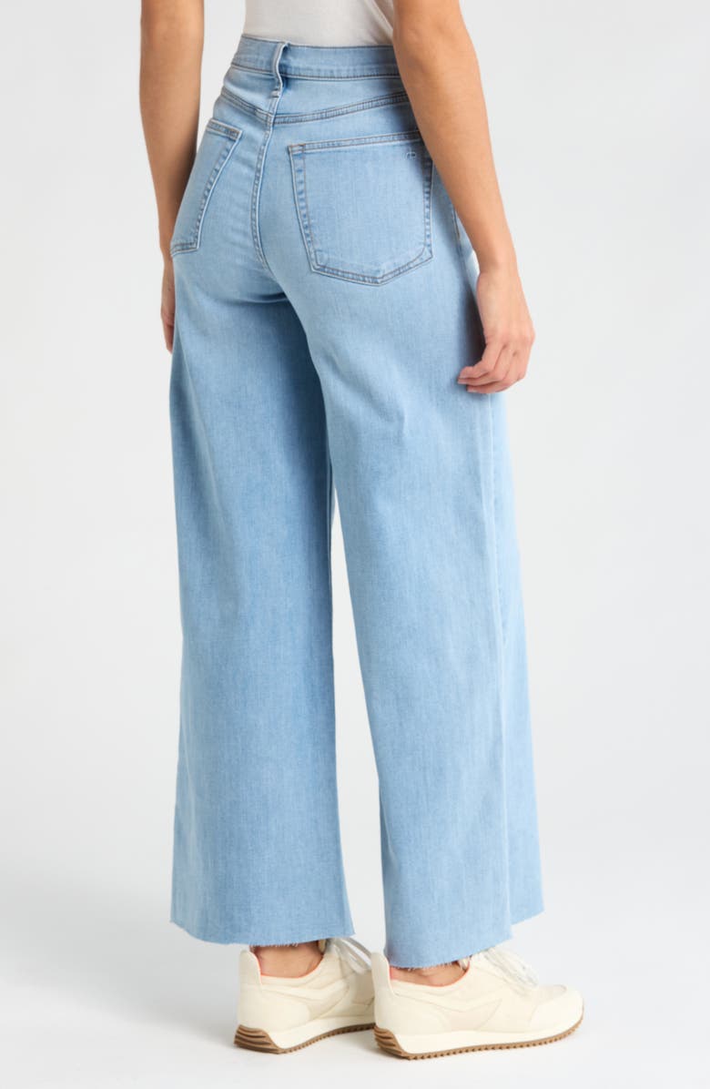rag & bone Serena High Waist Wide Leg Jeans, Alternate, color, Light Wash