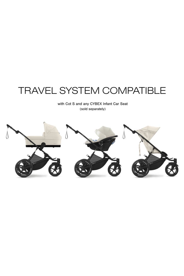 Avi Spin Jogging Stroller, Alternate, color, SEASHELL BEIGE
