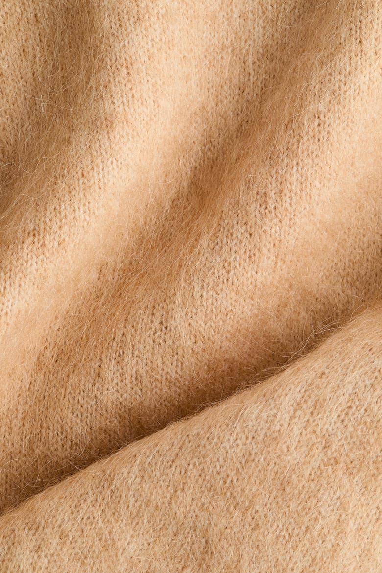 Mohair-blend Jumper, Alternate, color, Beige