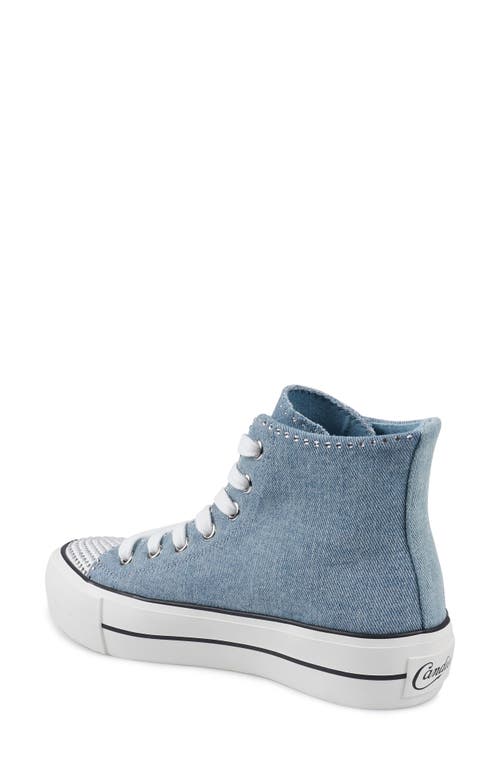 Candies Candie's Lizzy High Top Sneaker In Blue