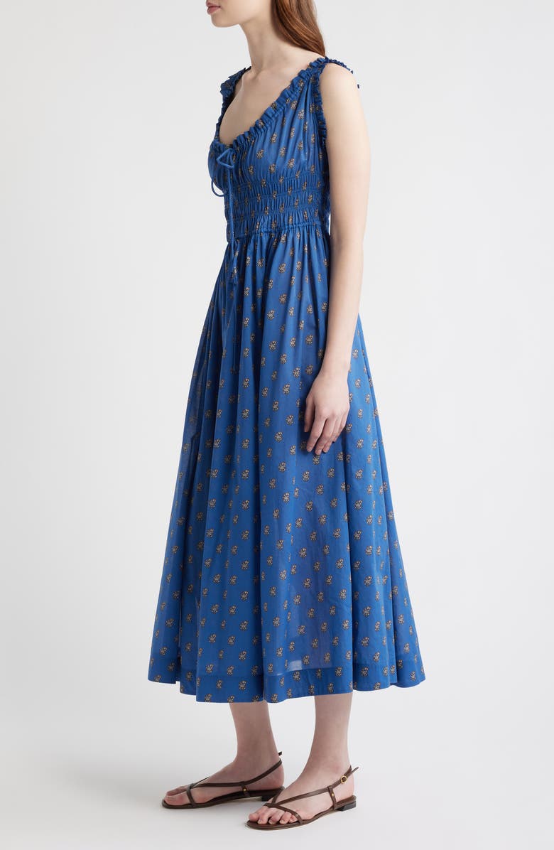 DÔEN Emmaretta Sleeveless Tie Waist Maxi Dress, Alternate, color, Eartha Paisley