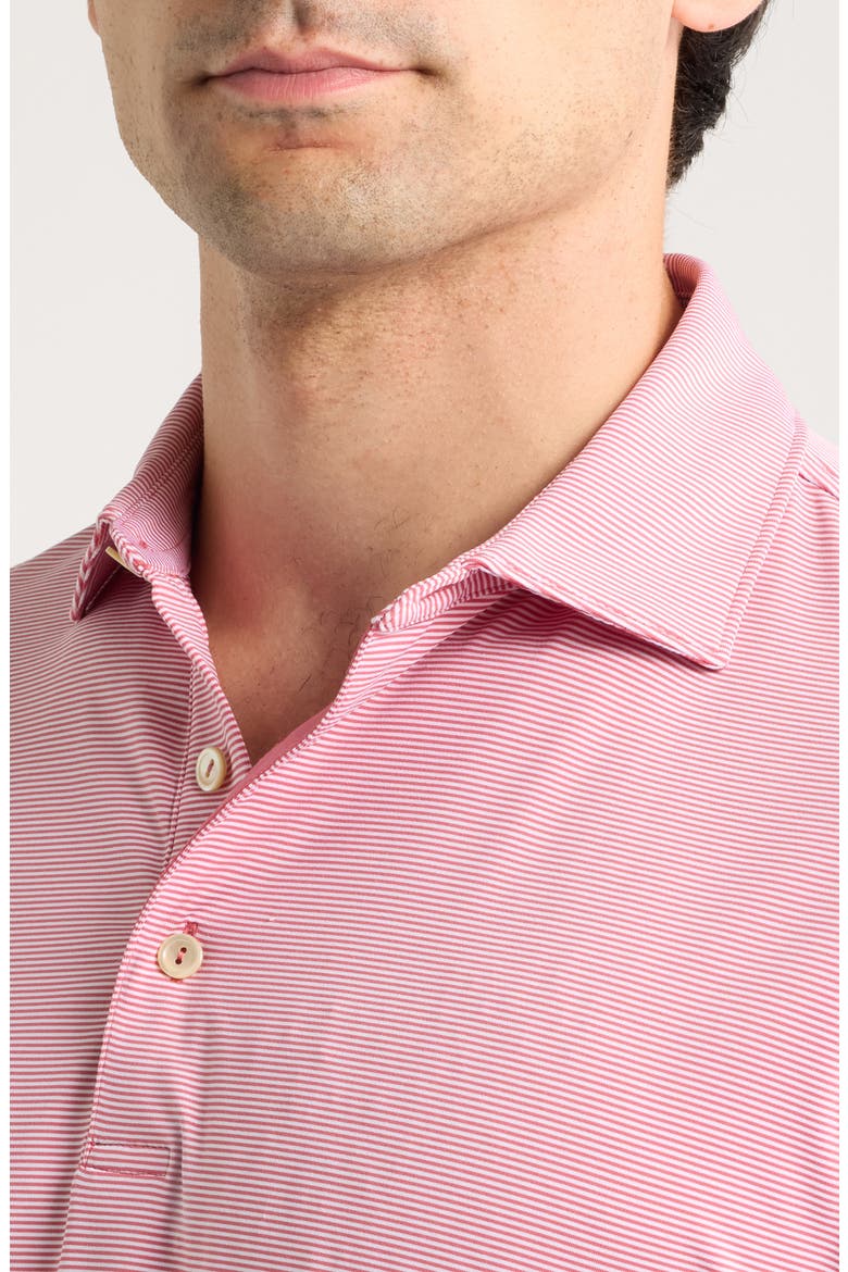 Jubilee Summer Comfort Performance Jersey Polo, Alternate, color, RED CORAL