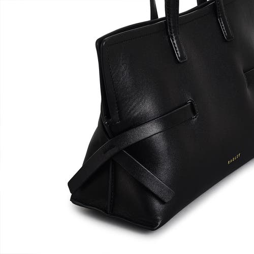 Radley London Womens Leather Fleet Street Small Open Top Crossbody - Black Small In Black