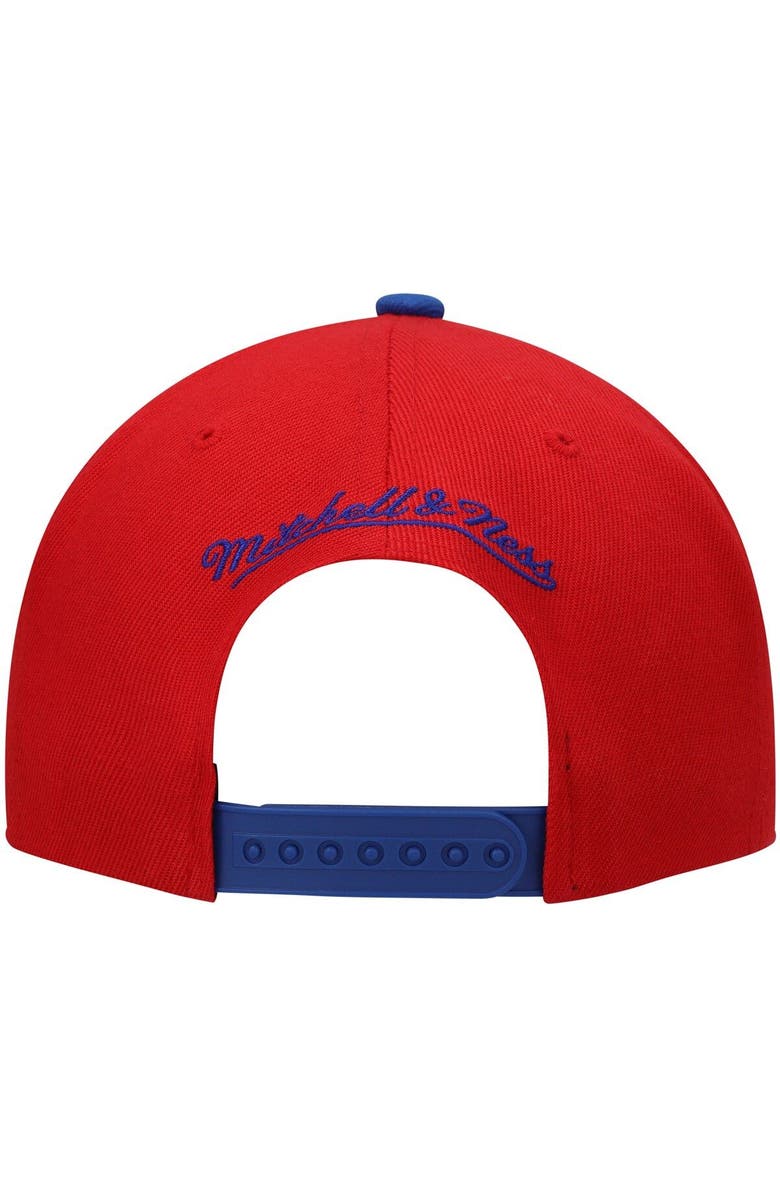 Mitchell & Ness Men's Mitchell & Ness Red/Royal Sacramento Kings Hardwood Classics Snapback Hat, Alternate, color, Red