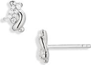 Missoma Small Molten Snow Huggie Hoop Earrings