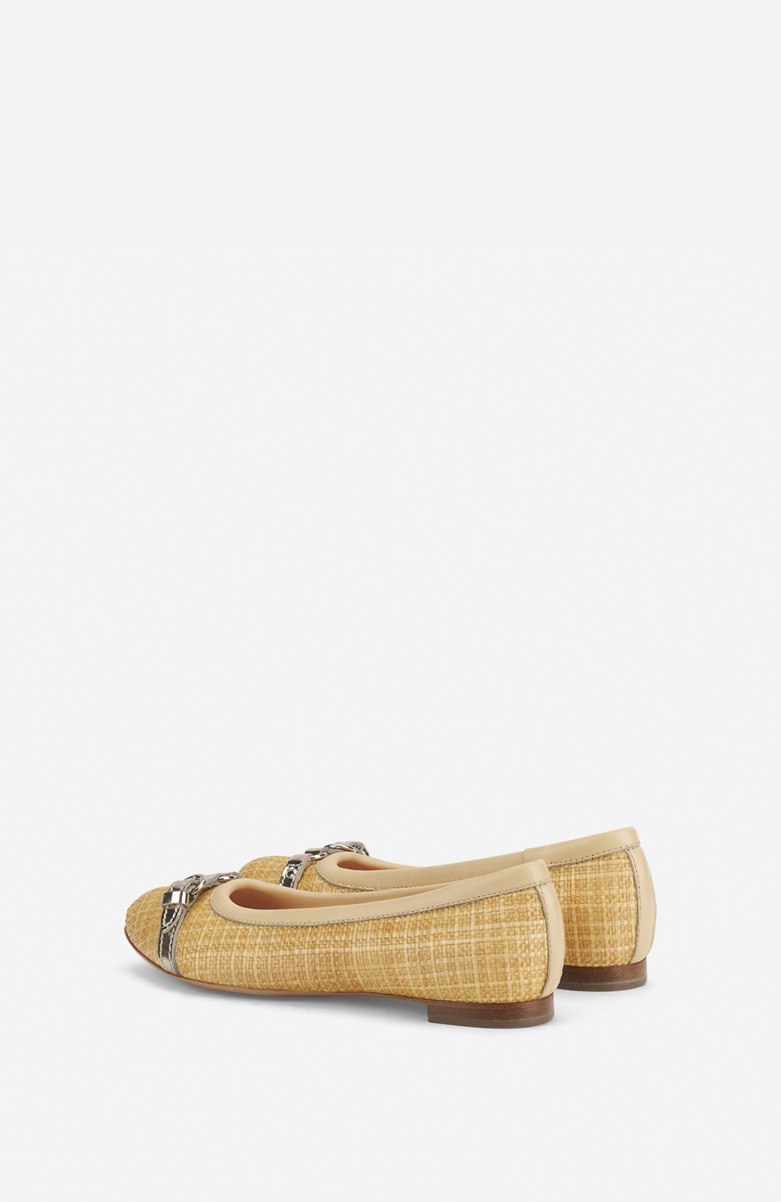 AGL Mae Cap Toe Ballet Flat, Alternate, color, Light Beige