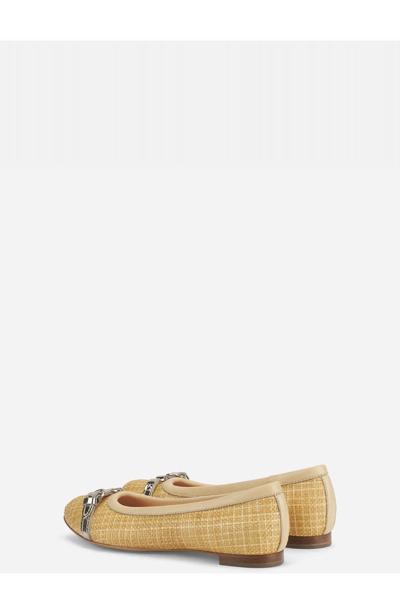 AGL Mae Cap Toe Ballet Flat, Alternate, color, Light Beige