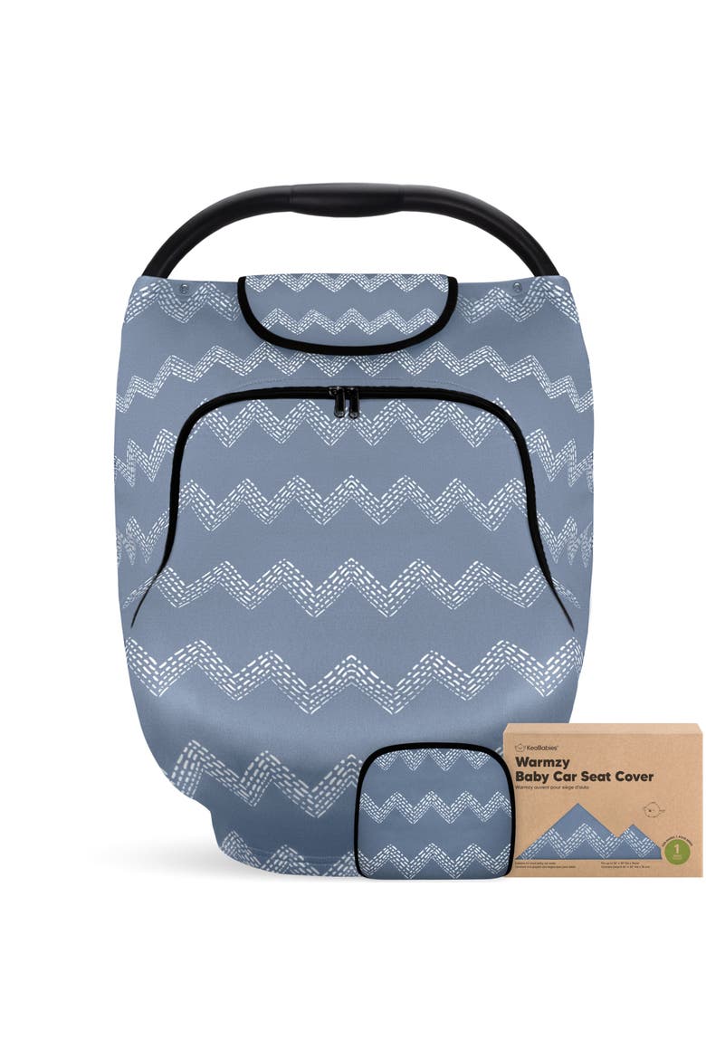 Warmzy Baby Car Seat Cover, Main, color, Indigo