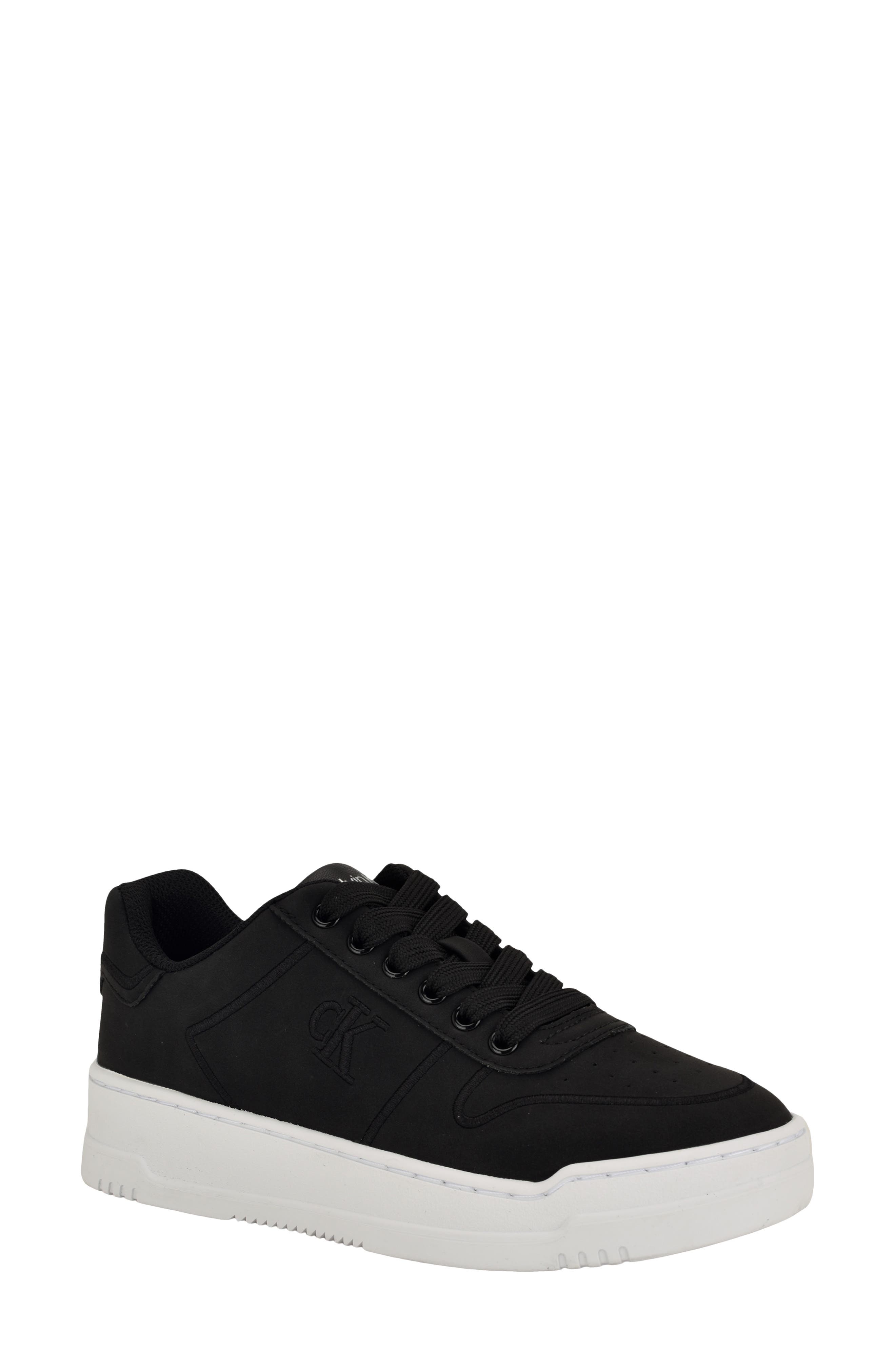 Calvin Klein Pozin Sneaker, Main, color, Black