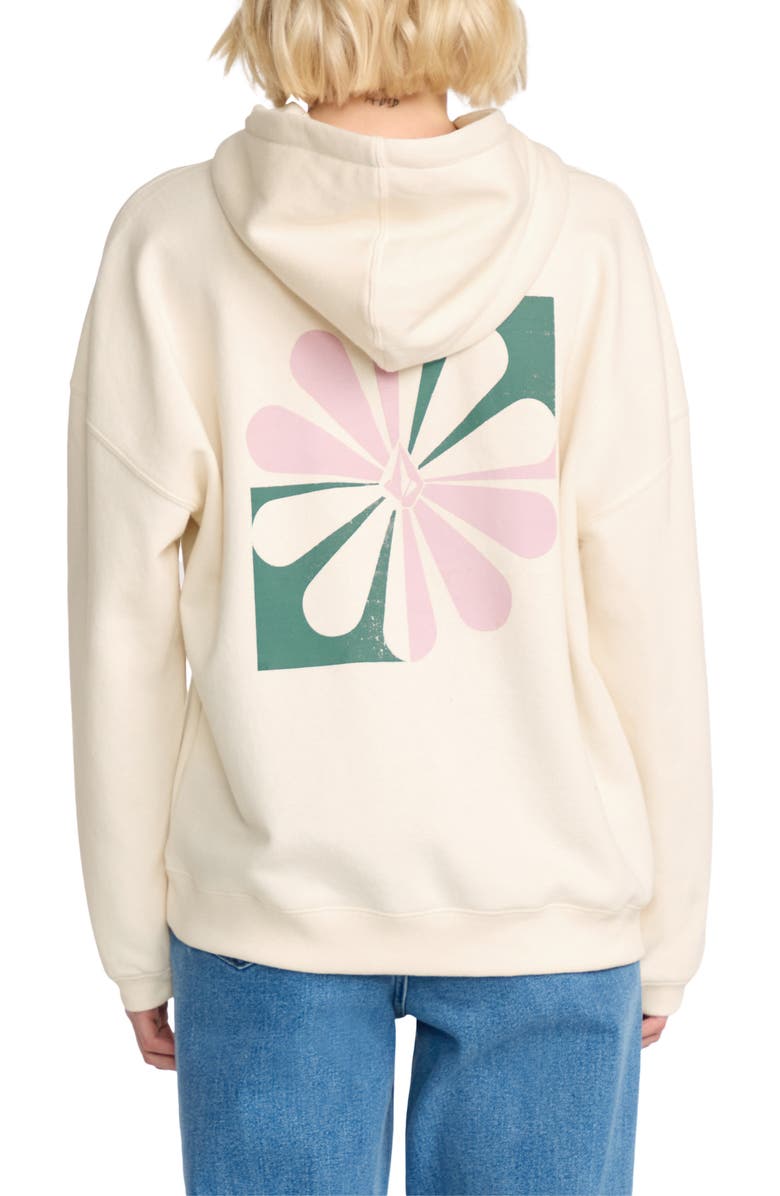 Volcom Stone Art Up Graphic Hoodie, Alternate, color, Bone