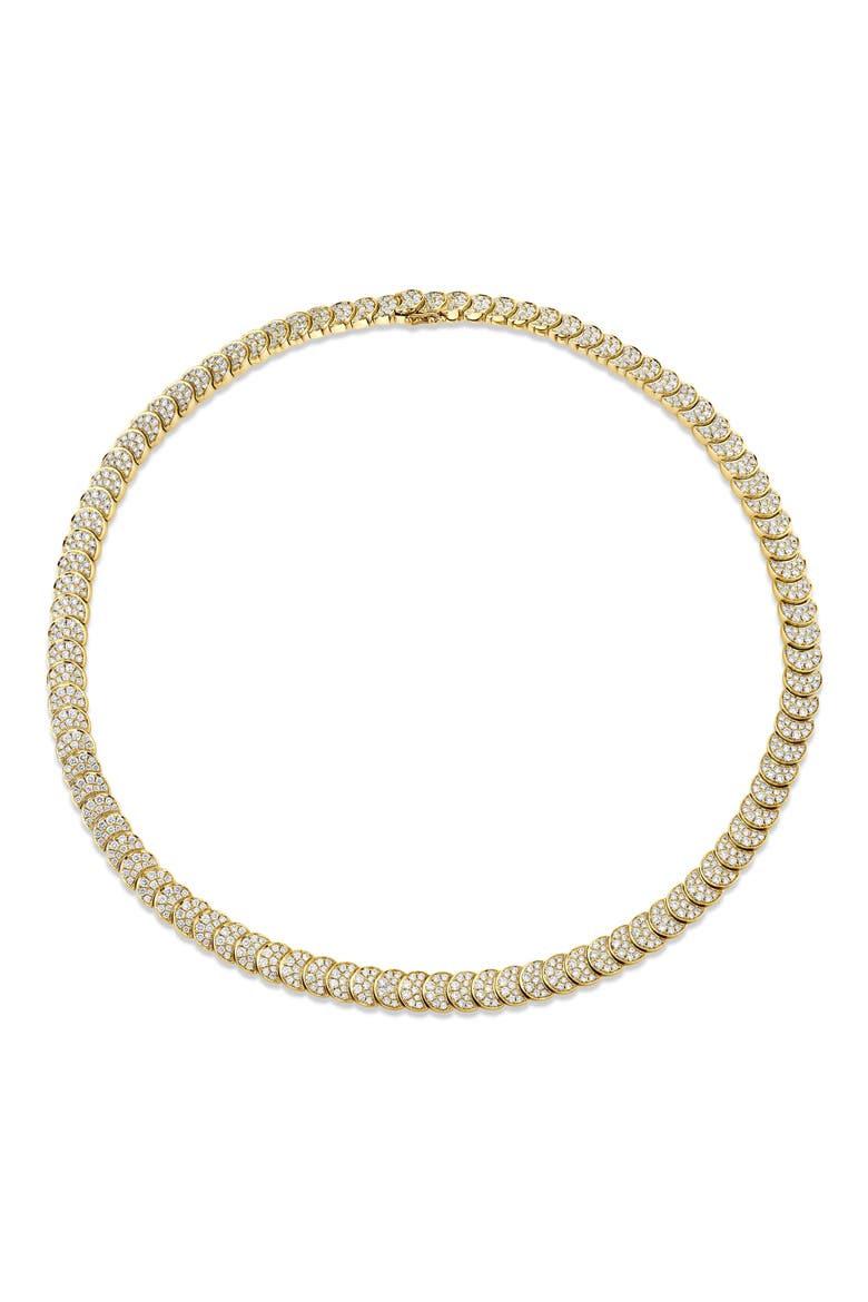Luna 18k Gold Diamond Choker, Main, color, 18K YELLOW GOLD