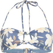 PacSun Shelley Floral Knot Bandeau Bikini Top