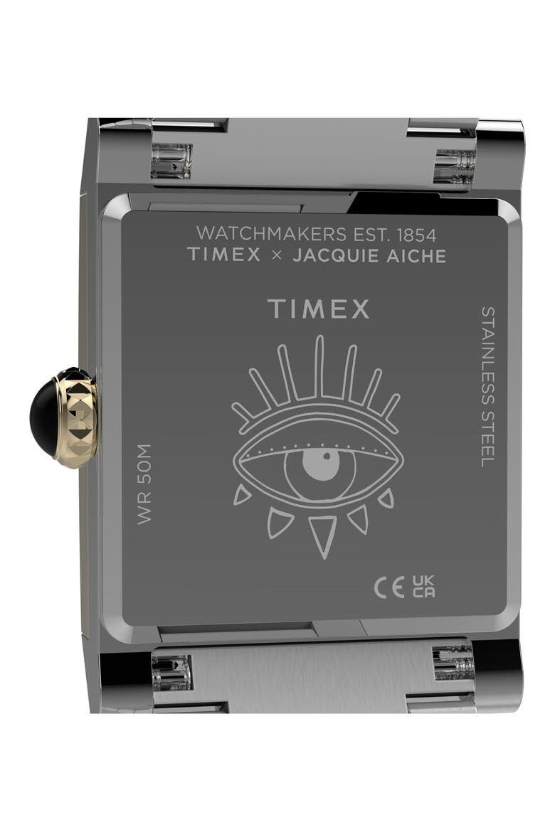 x Jacquie Aiche Tank Bracelet Watch, 24mm x 35mm, Alternate, color, TWO-TONE
