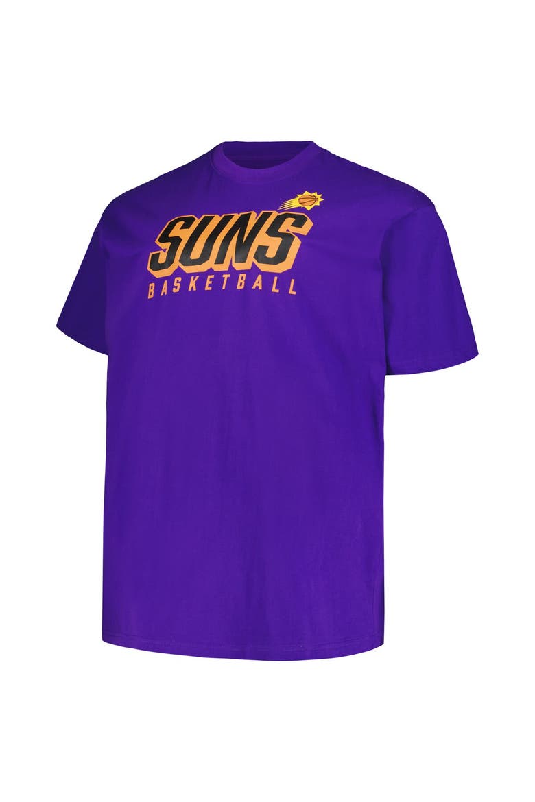 Men's Fanatics Branded Purple/Orange Phoenix Suns Big & Tall Short Sleeve & Long Sleeve T-Shirt Set, Alternate, color, Purple