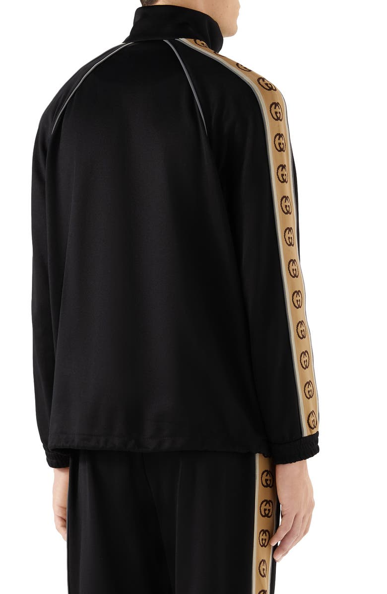 Gucci Oversize Technical Jersey Jacket, Alternate, color, 