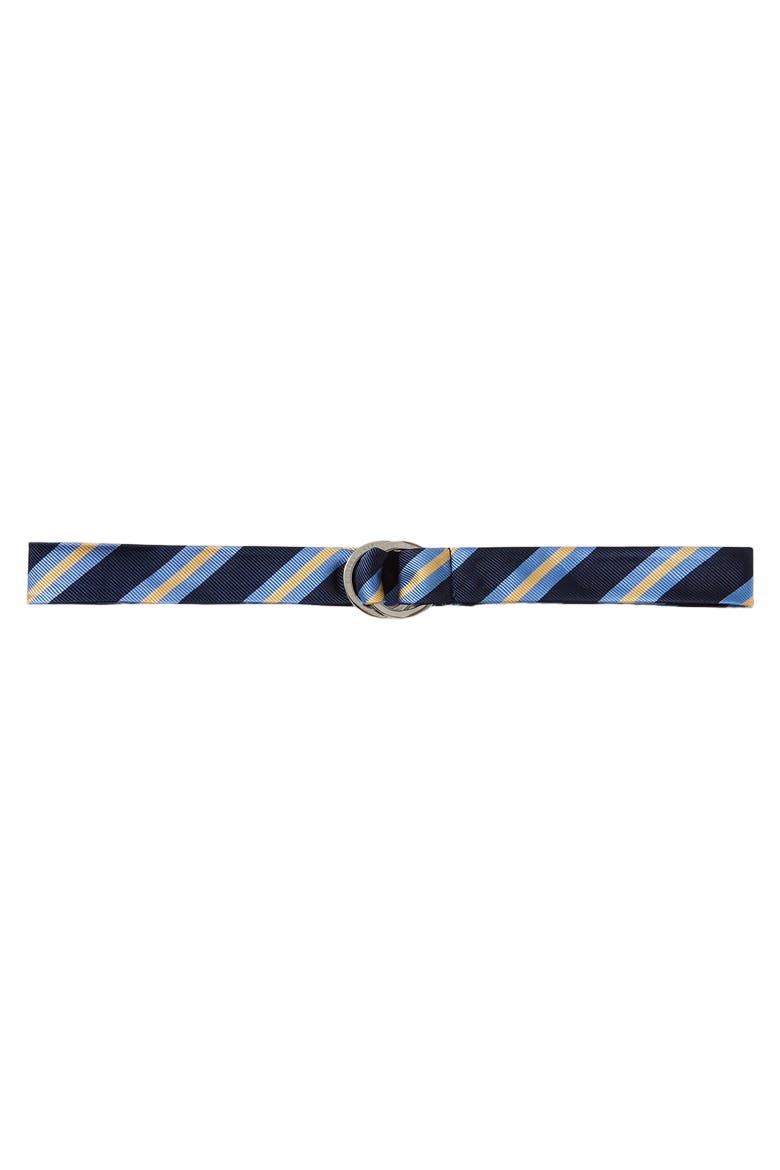 Buckley Signature Repp Ribbon Belt, Alternate, color, Navy/Multi