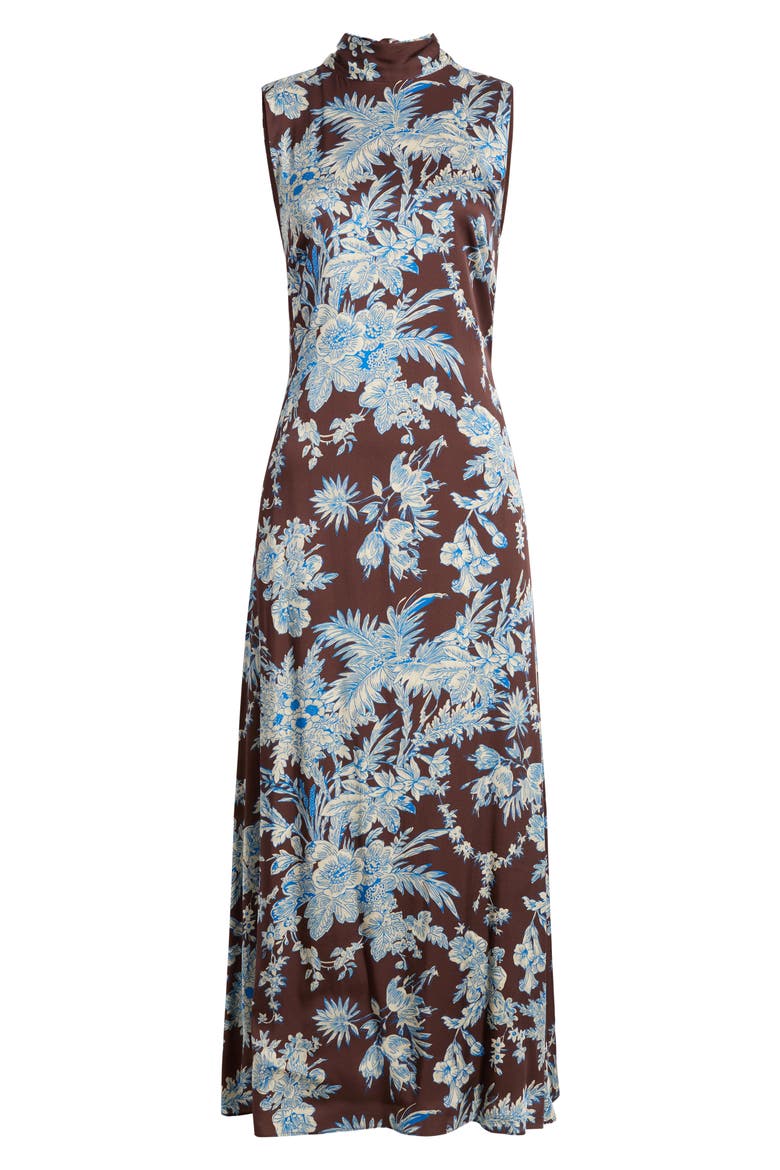 The Sonja Sleeveless A-Line Dress, Alternate, color, FLORAL EARTH PRINT