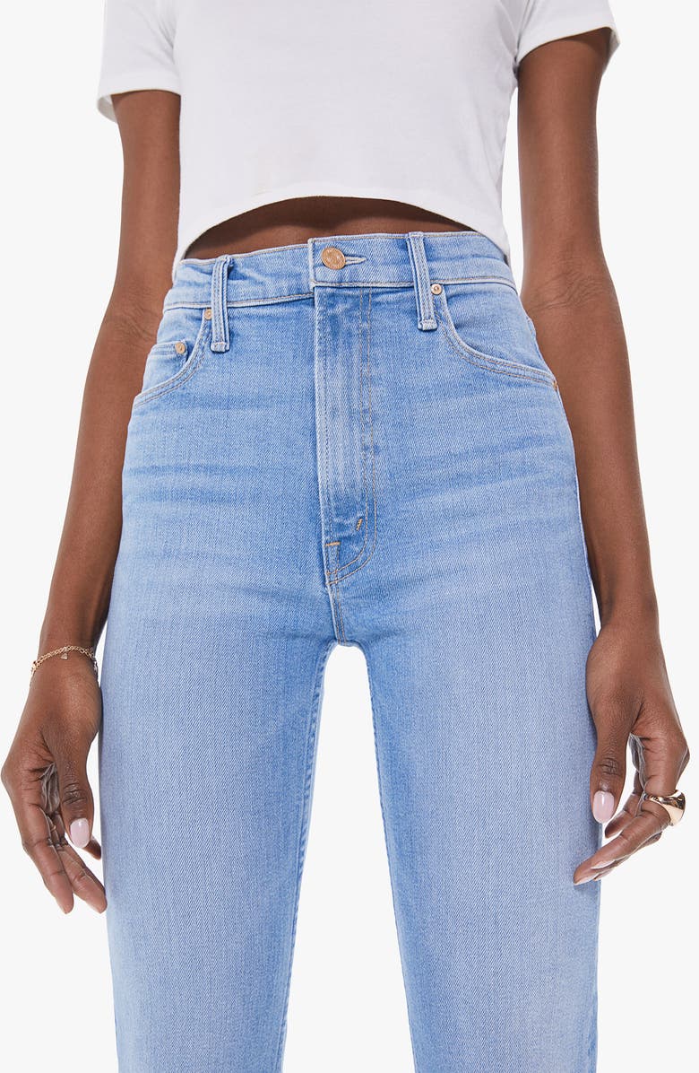 MOTHER Rider Skimp High Waist Straight Leg Jeans, Alternate, color, 