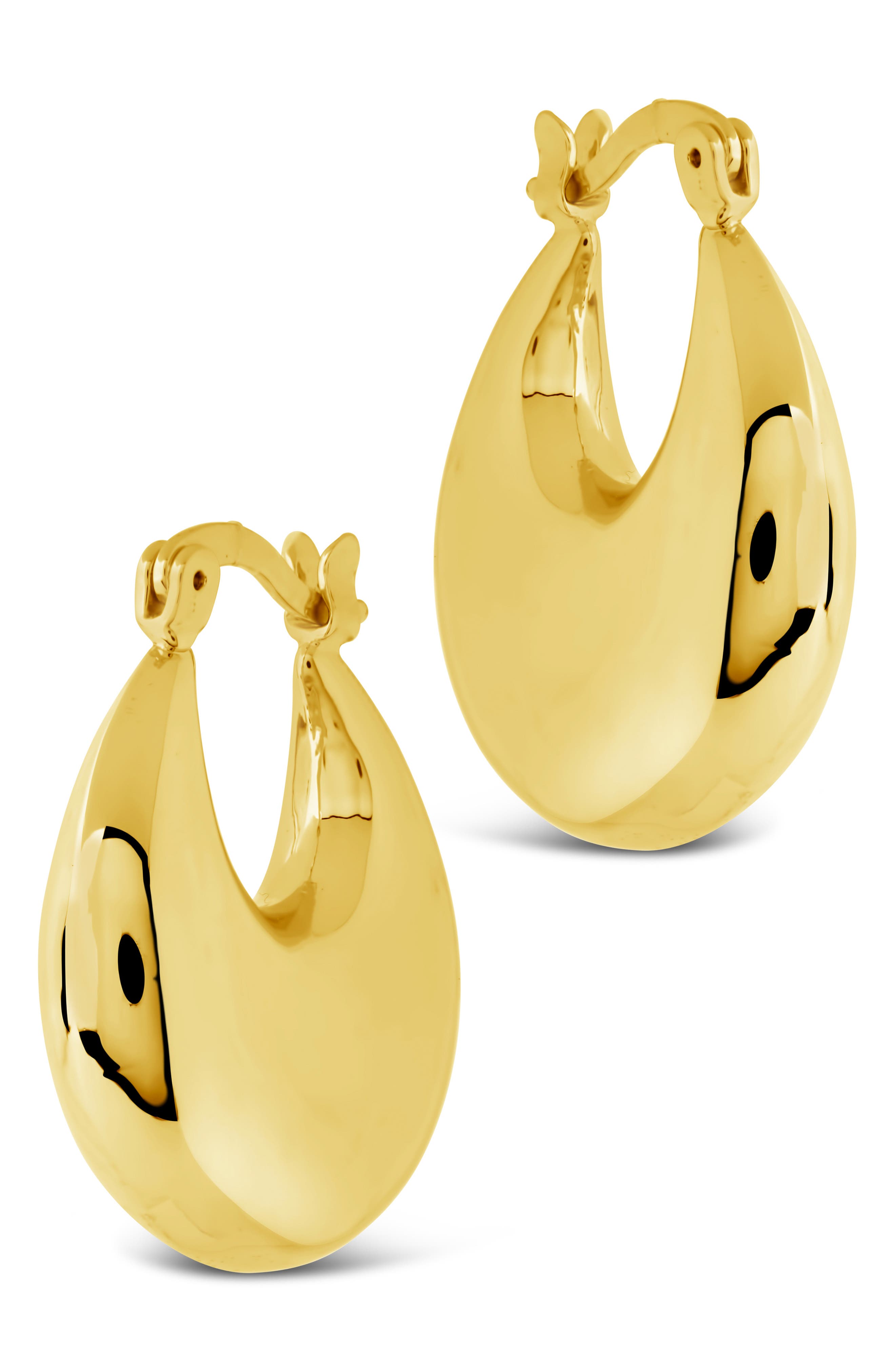 Brooklyn Chunky Tube Hoop Earrings