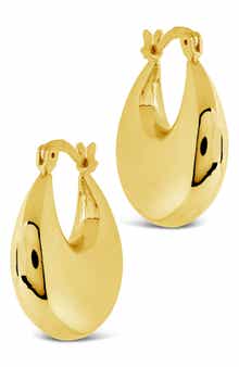 Brooklyn Chunky Tube Hoop Earrings