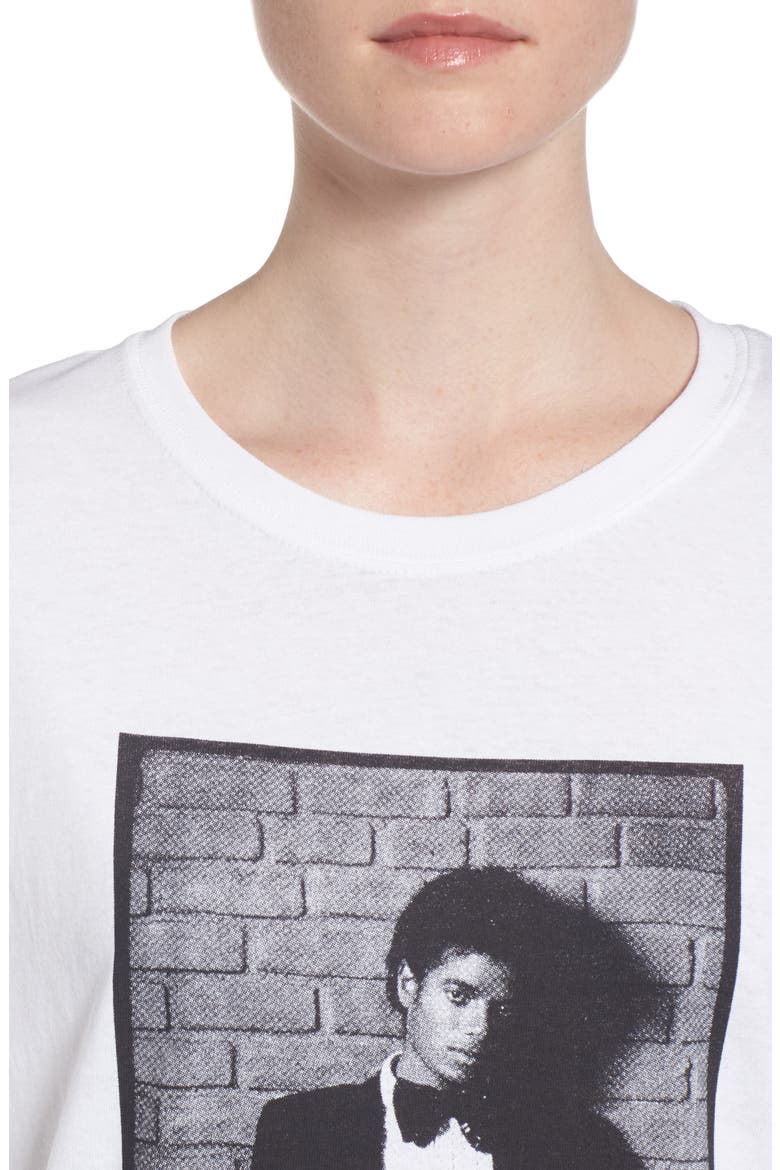 Michael Jackson T-Shirt, Alternate, color, WHITE