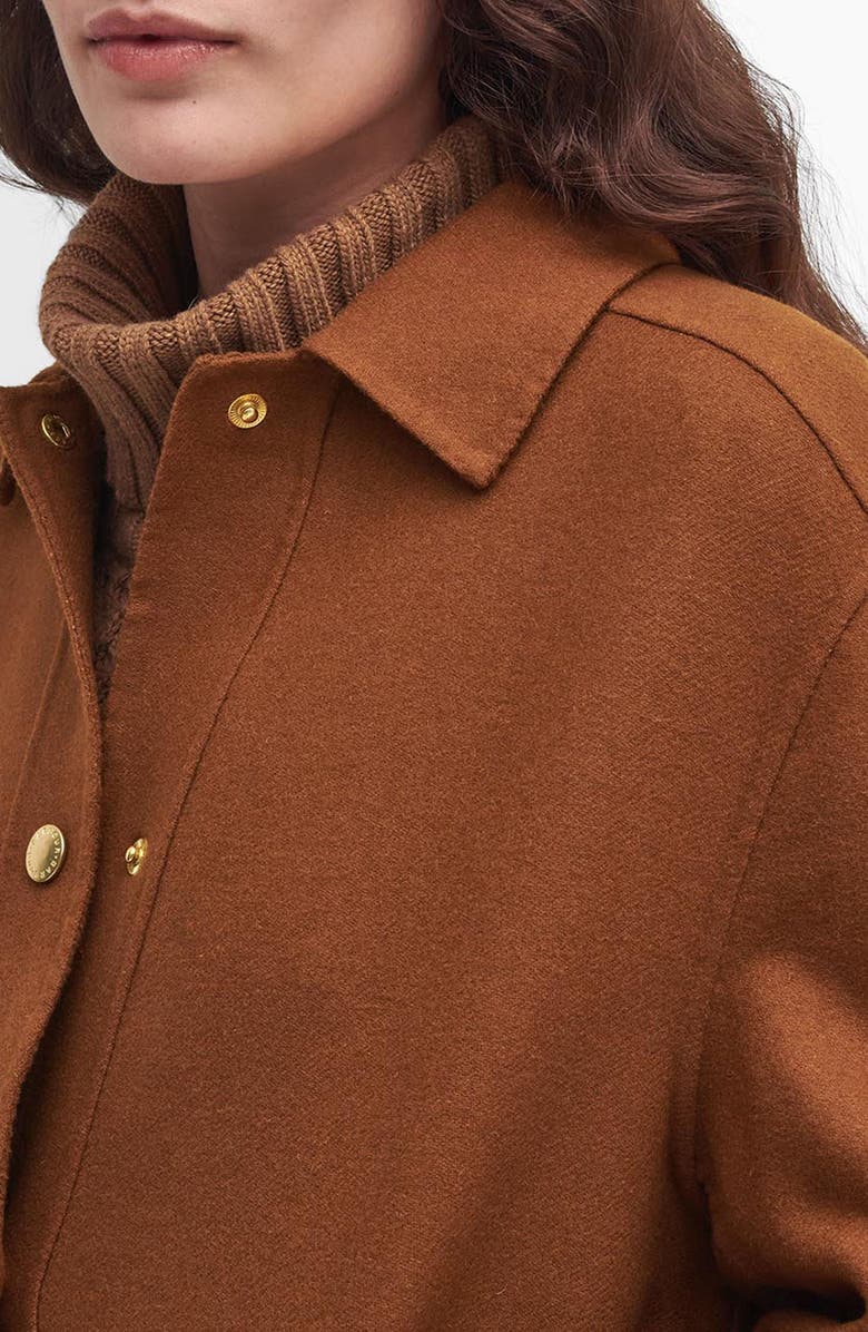 Barbour Reighton Wool Blend Shirt Jacket, Alternate, color, 