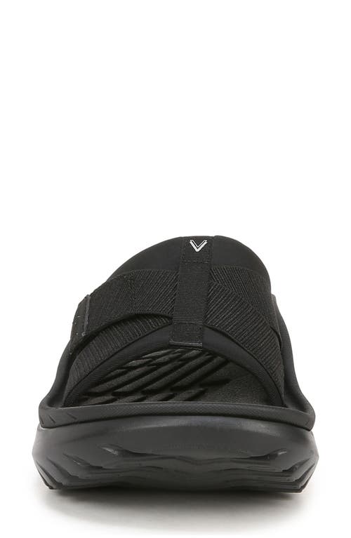 Vionic Rebound Slide Sandal In Black