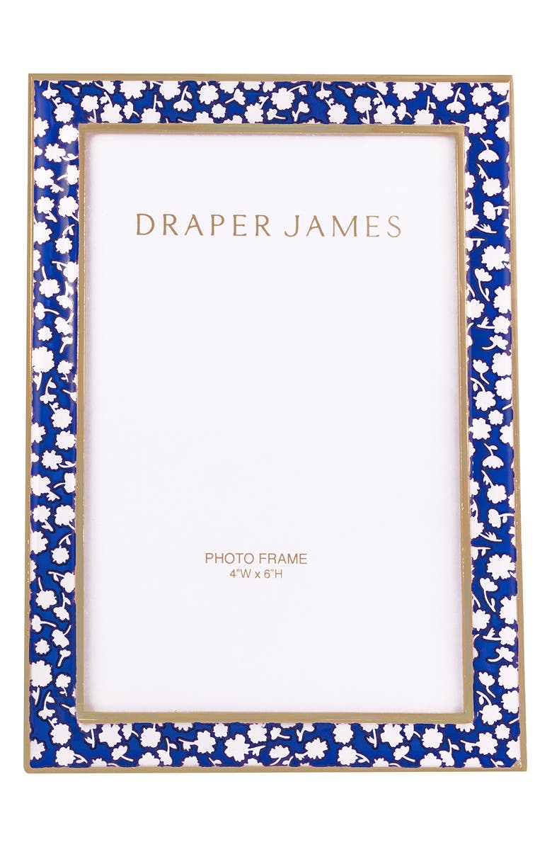 Draper James Ditsy Floral Picture Frame, Main, color, Blue