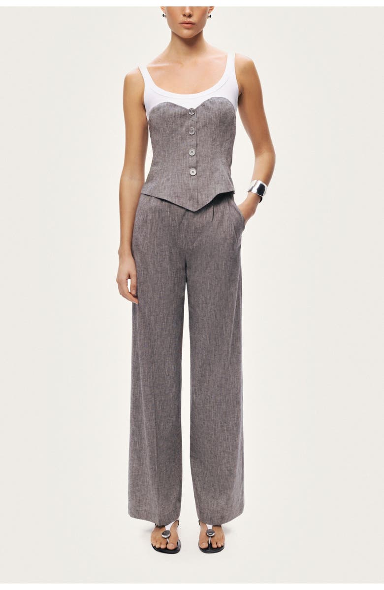 Nocturne Wide Leg Tailored Pants, Alternate, color, Multi-Colred