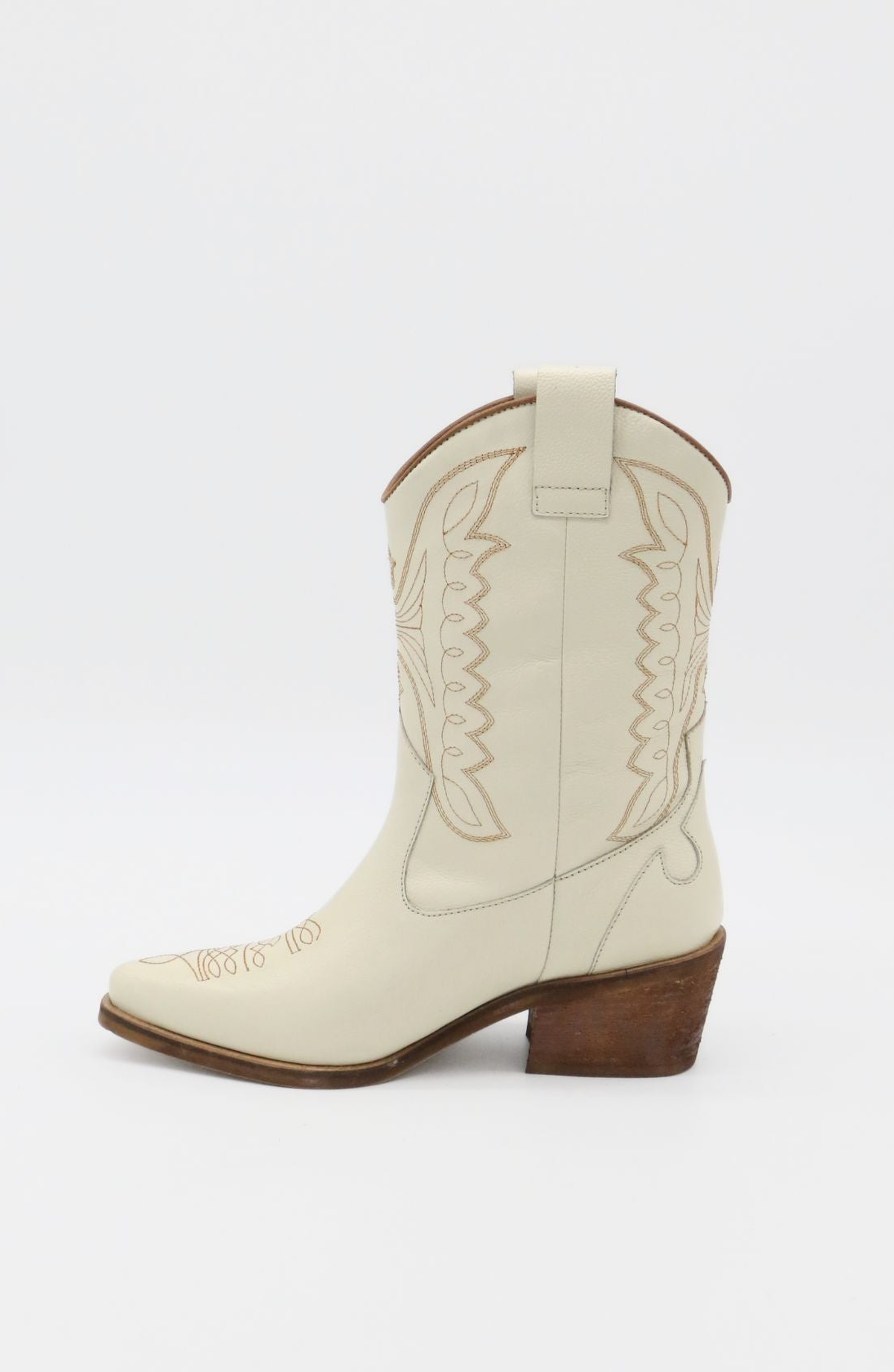 Smooth Unstoppable Western Cowboy Boots, Alternate, color, Ivory
