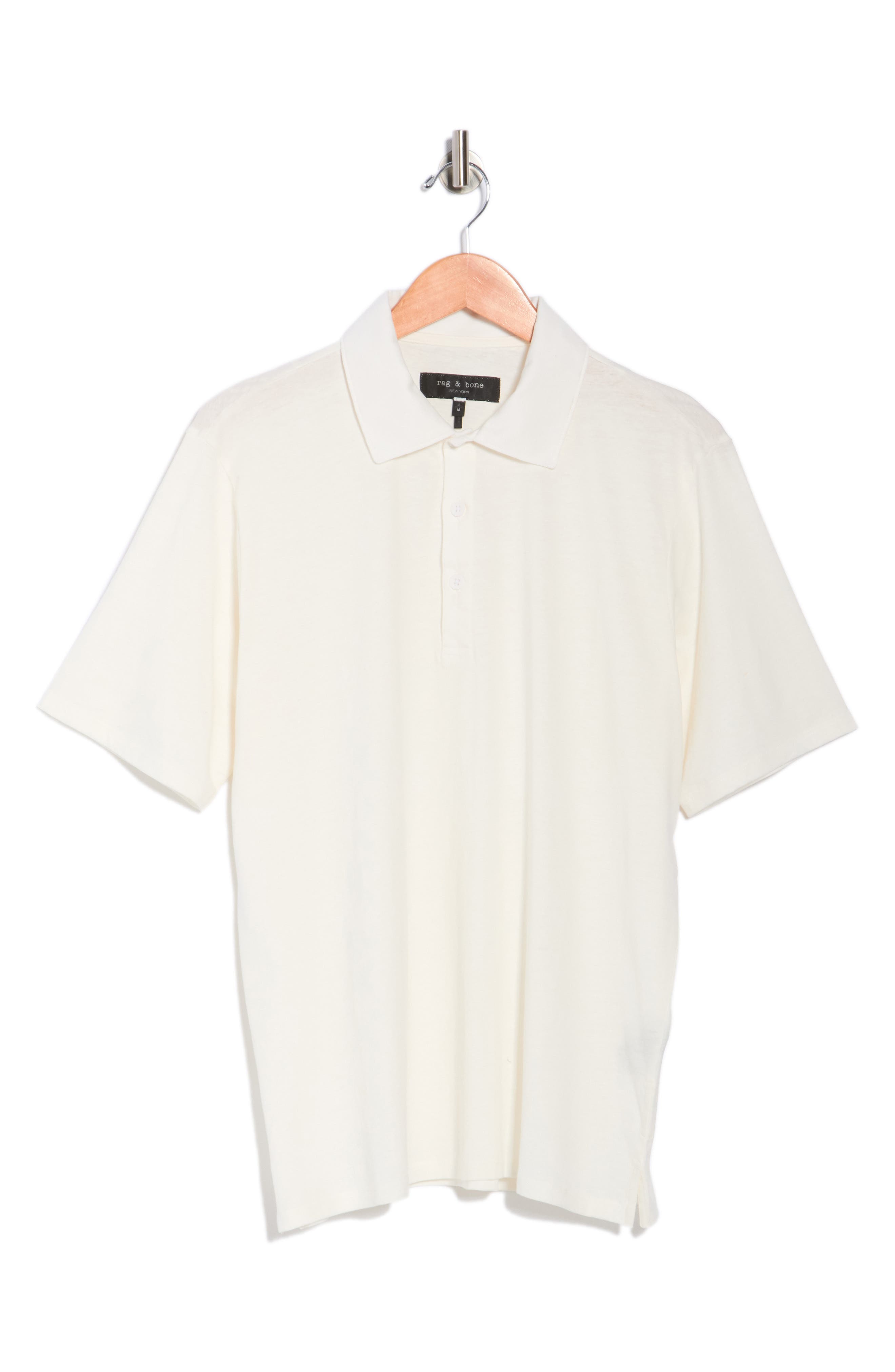 rag & bone Classic Cotton & Linen Polo