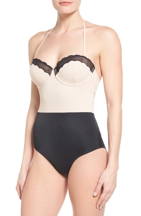 Scallop One-Piece Swimsuit